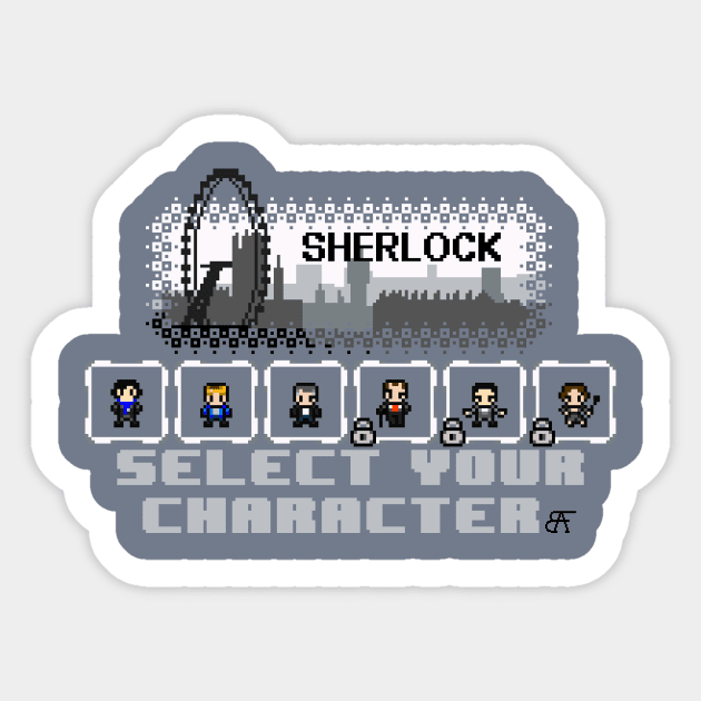 SHERLOCK SELECT SCREEN Sticker by MastaKong19